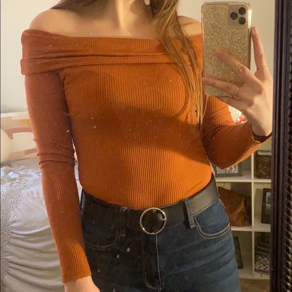 Off Shoulder Long Sleeve